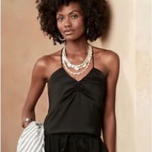 New!! Banana Republic Silky Halter, size small.